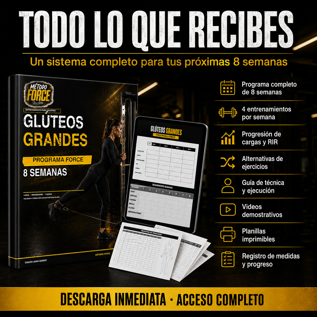 🍑 GLÚTEOS GRANDES — Rutina DEFINITIVA